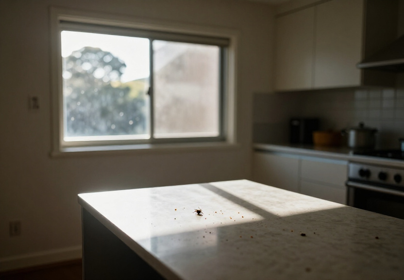 Ant trail in a Rouse Hill kitchen before pest control